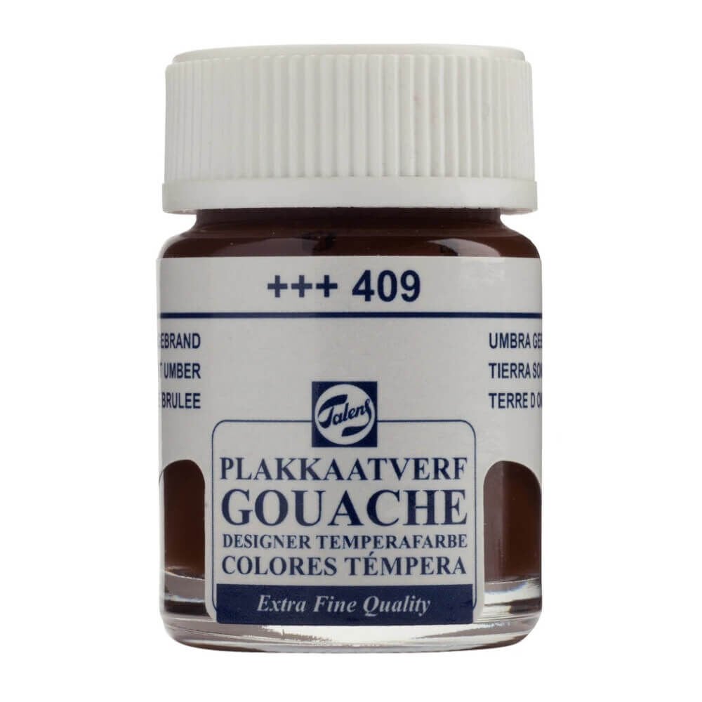 Talens Extra-Fine Designer Guaj Boya 16 ml Burnt Umber 409