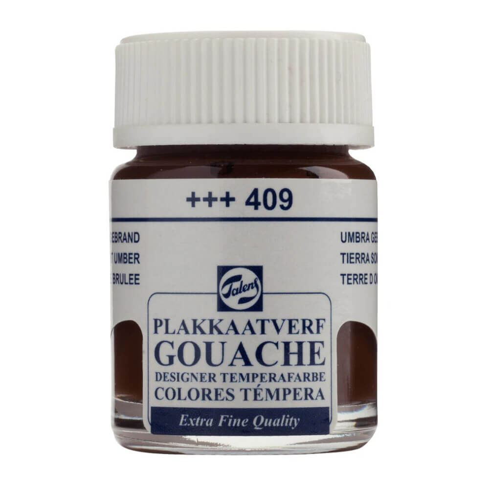 Talens Extra-Fine Designer Guaj Boya 16 ml Burnt Umber 409