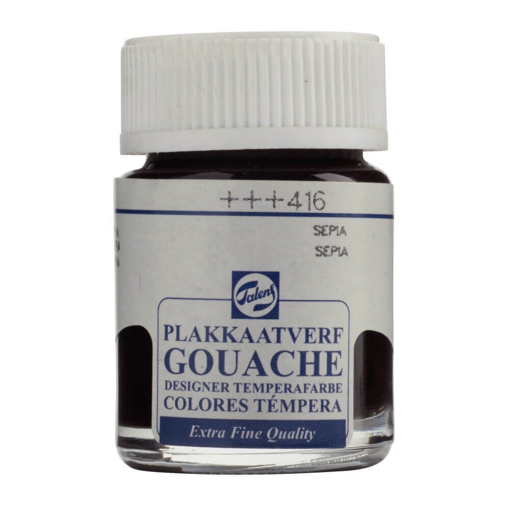 Talens Extra-Fine Designer Guaj Boya 16 ml Sepia 416