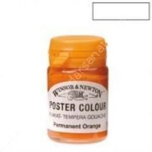 Winsor Newton Poster Colour Guaj Boya 14ml 530 Poster Black