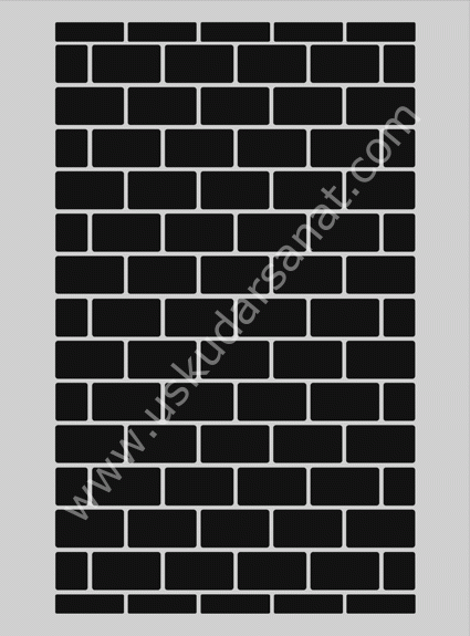Mood Stencil Şablon 15X17 M018