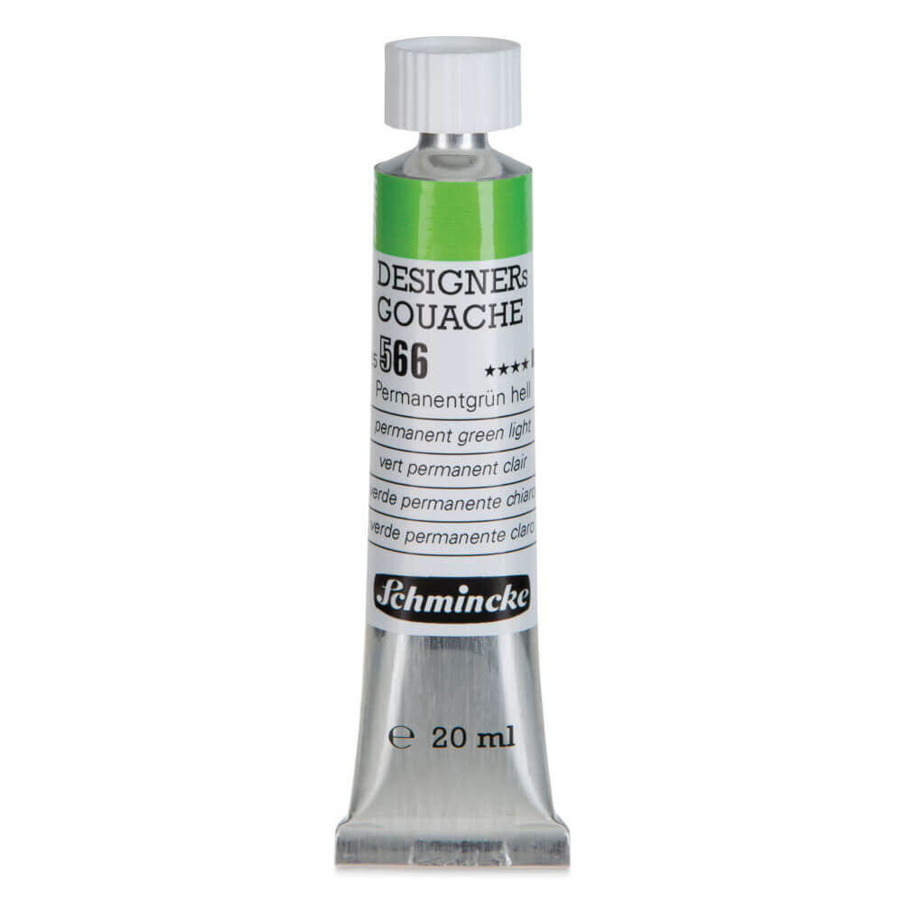 Schmincke HKS Designers Guaj Boya 20 ml Permanent Green Light 566