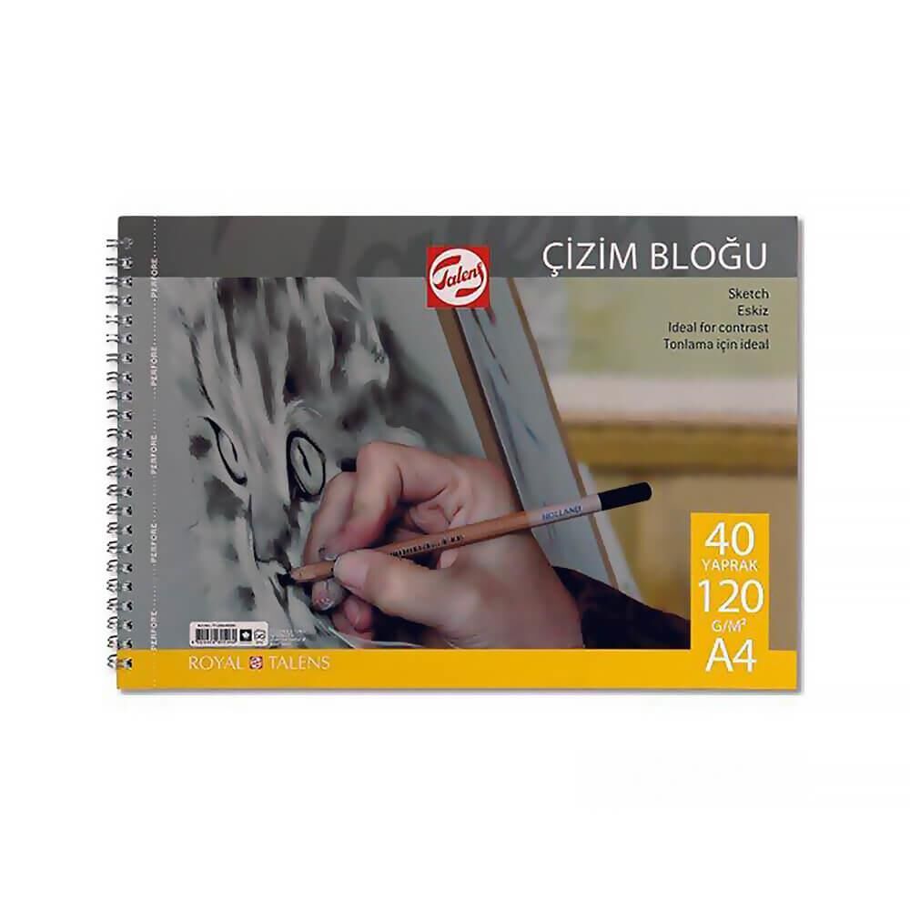 Talens Çizim Bloğu 120gr 40 yaprak A4