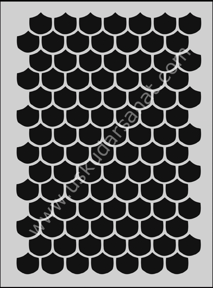 Mood Stencil Şablon 15X17 M019