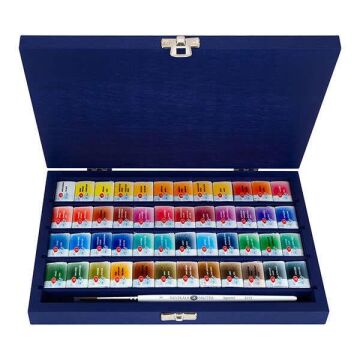 St. Petersburg White Nights Extra-Fine Tam Tablet Sulu Boya 2.5 ml Lacivert Kutu 48’li Set