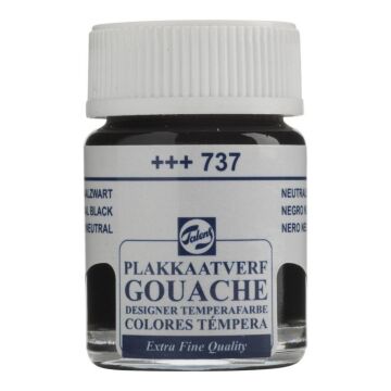 Talens Guaj Boya Cam Şişe 16ml 737 Neutral Black