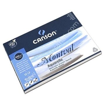 Canson Montval Suluboya Blok 18*25cm 12 Yaprak 300gr