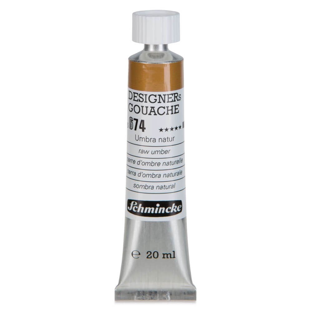 Schmincke HKS Designers Guaj Boya 20 ml Raw Umber 674