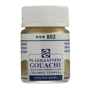 Talens Extra-Fine Designer Metalik Guaj Boya 16 ml Light Gold 802