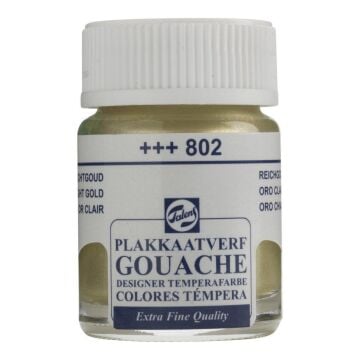 Talens Guaj Boya Cam Şişe 16ml 802 Light Gold (metalik,yaldız)