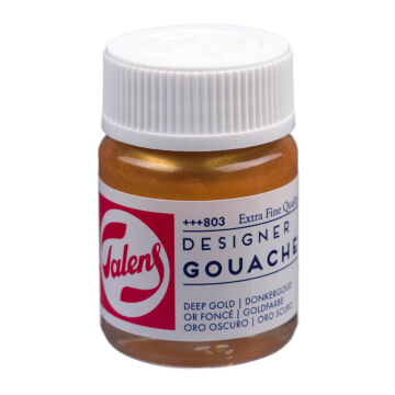 Talens Extra-Fine Designer Metalik Guaj Boya 16 ml Deep Gold 803
