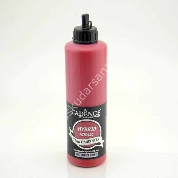 Cadence Hybrid Multisurfaces Akrilik Boya 500ml H-053 CRIMSON KIRMIZI