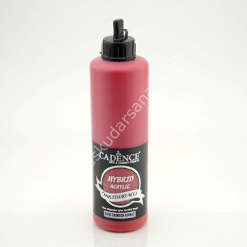 Cadence Hybrid Multisurfaces Akrilik Boya 500ml H-053 CRIMSON KIRMIZI