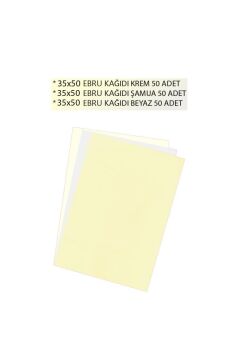 Ebru Başlangıç Seti 35x50 Profesyonel Ebru Seti Ezilmiş Ebru Boyaları Ebru Boyası