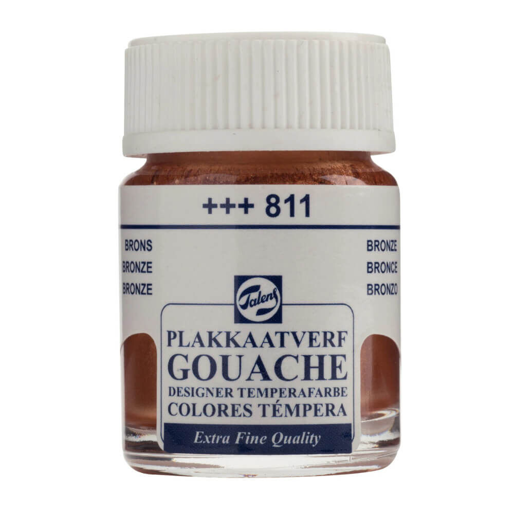 Talens Extra-Fine Designer Metalik Guaj Boya 16 ml Bronze 811