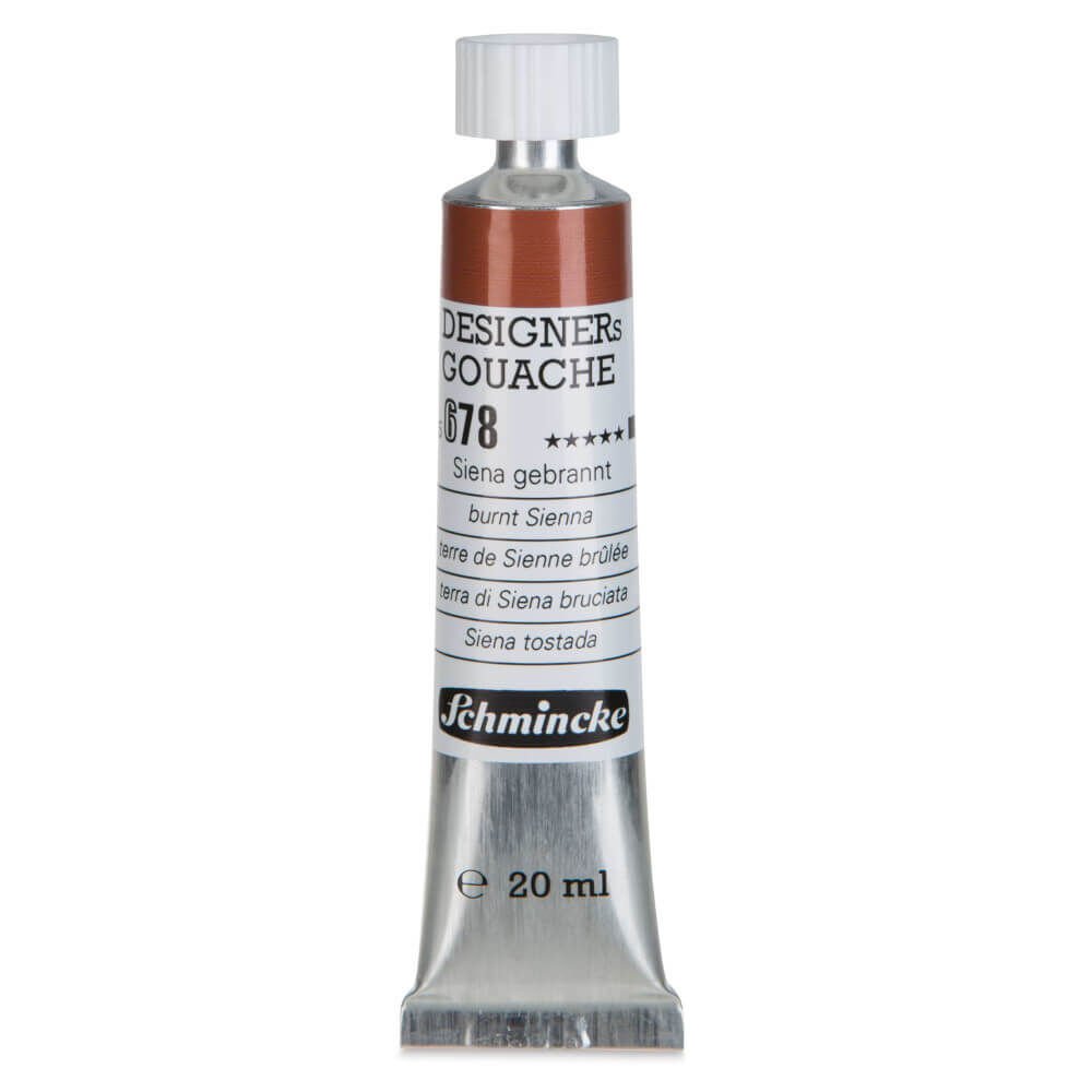 Schmincke HKS Designers Guaj Boya 20 ml Burnt Sienna 678