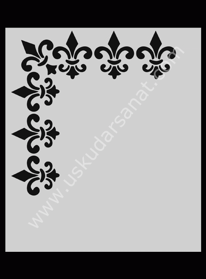 Mood Stencil Şablon 15X17 M027