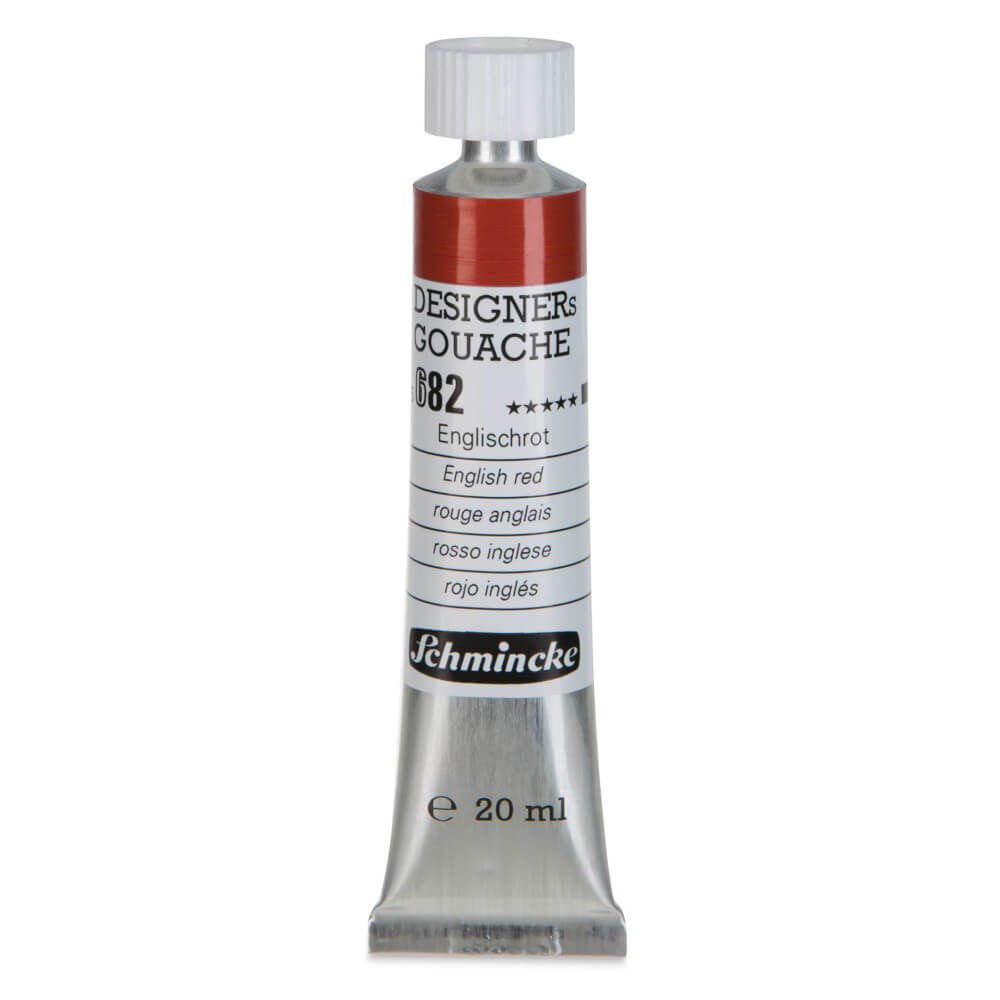 Schmincke HKS Designers Guaj Boya 20 ml English Red 682