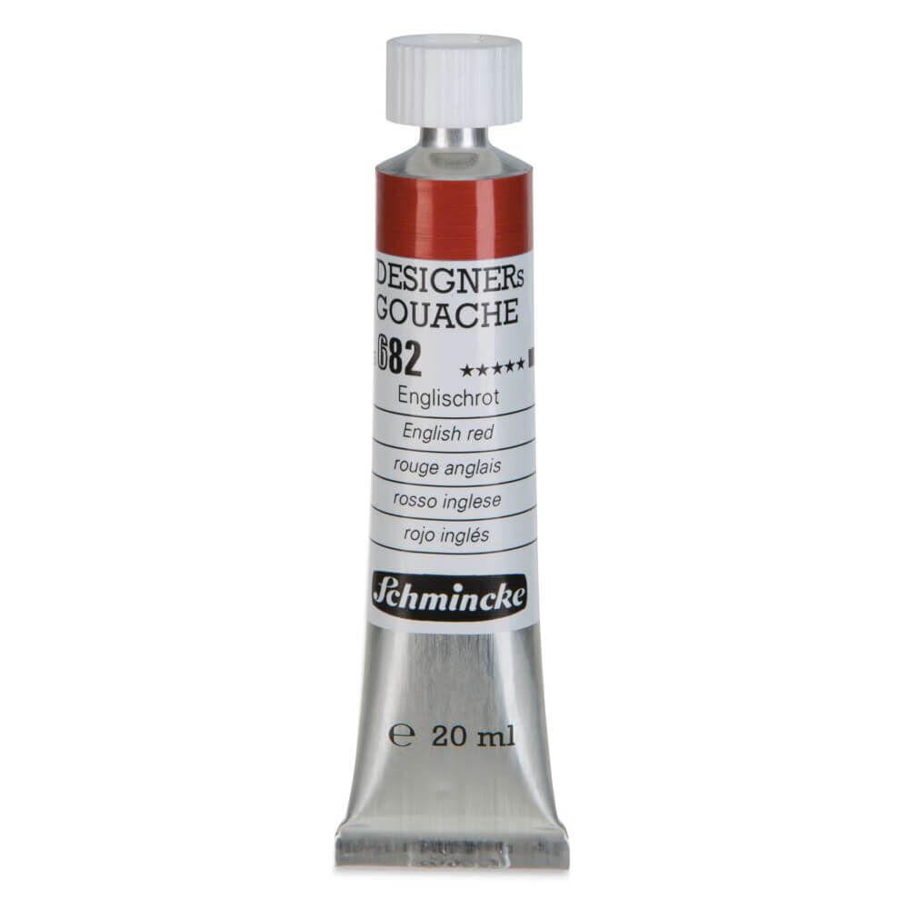 Schmincke HKS Designers Guaj Boya 20 ml English Red 682