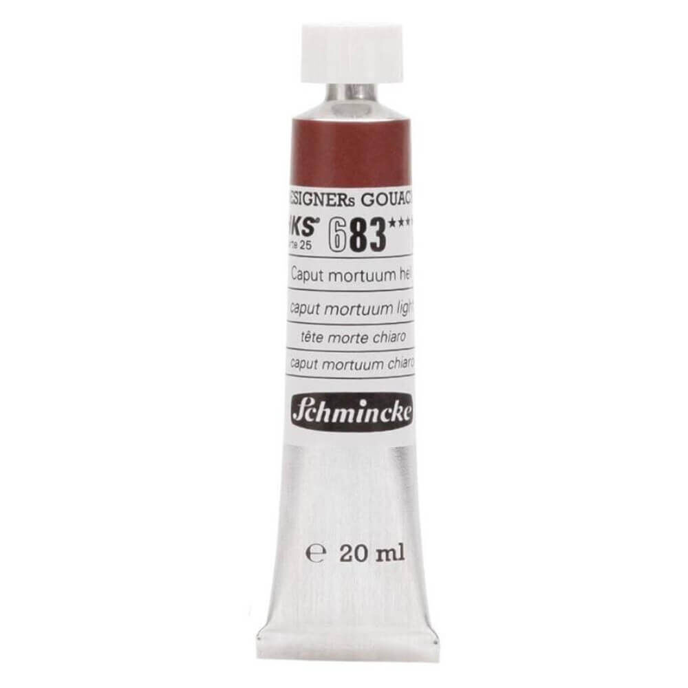 Schmincke HKS Designers Guaj Boya 20 ml Caput Mortuum Light 683