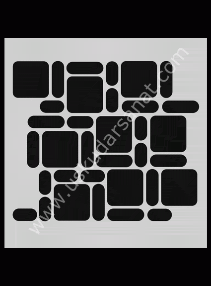 Mood Stencil Şablon 15X17 M029