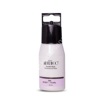 Artdeco Metalik Boyutlu Boya 680 Sedef
