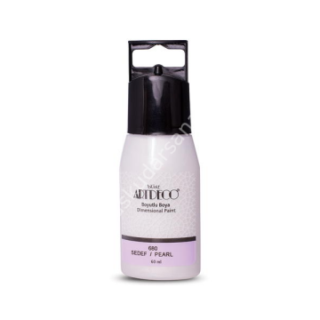 Artdeco Metalik Boyutlu Boya 680 Sedef