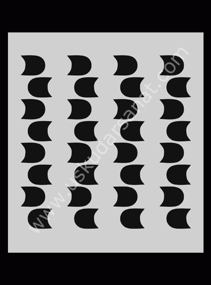 Mood Stencil Şablon 15X17 M032