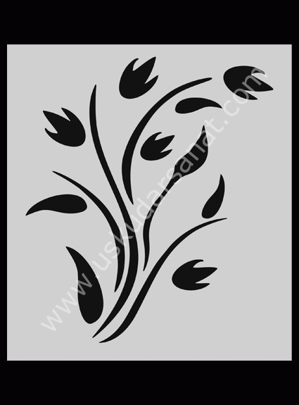 Mood Stencil Şablon 15X17 M034