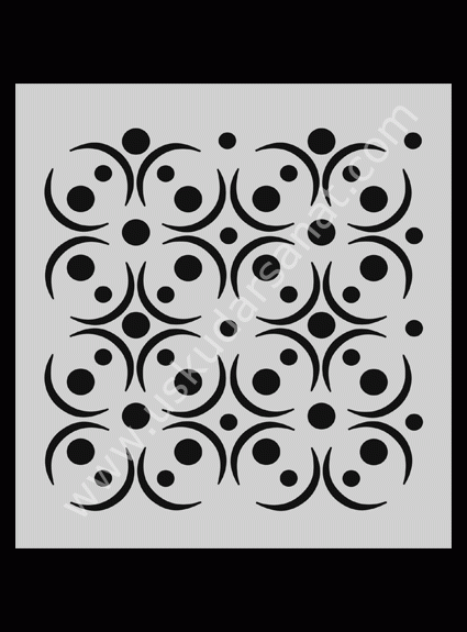 Mood Stencil Şablon 15X17 M036