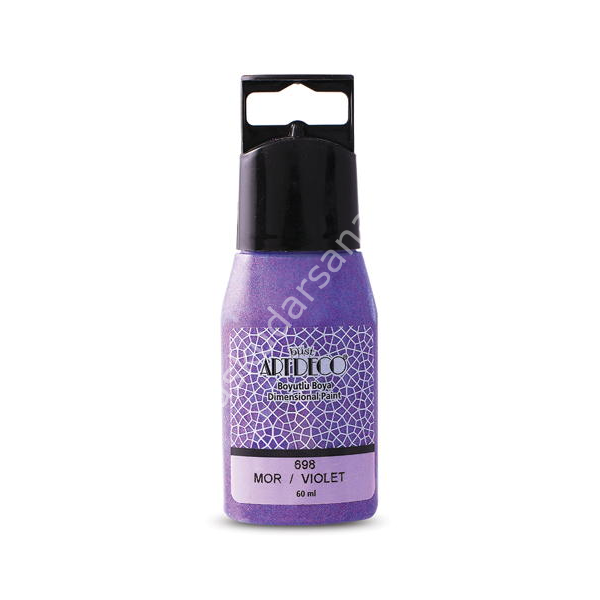 Artdeco Simli Boyutlu Boya 698 Mor