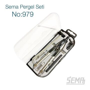 Sema Profesyonel Pergel Seti Uzatma Ayaklı Rapido Aparatı 979