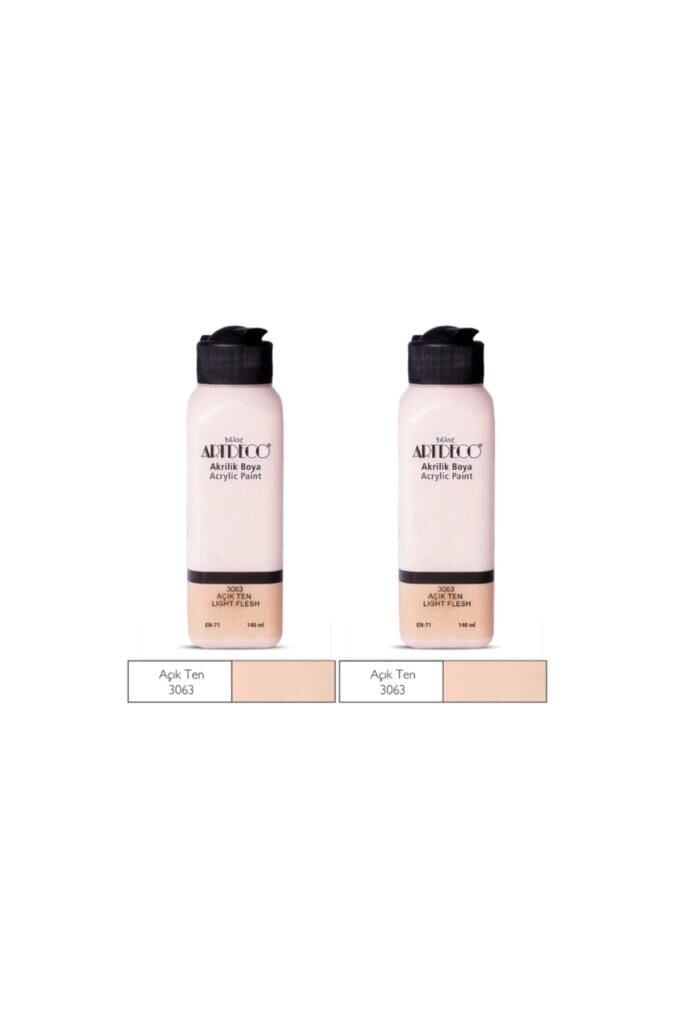 2 Li Akrilik Boya 140 Ml Renk Seçmeli Canlı Ve Pastel