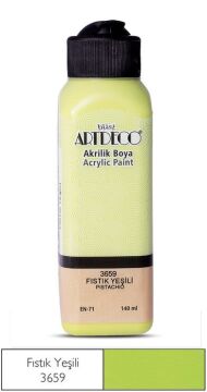Artdeco Yeni Formül Akrilik Boya 140 ml 3659 Fıstık Yeşili