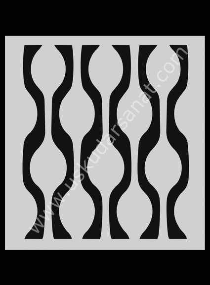 Mood Stencil Şablon 15X17 M041