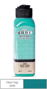 Artdeco Yeni Formül Akrilik Boya 140 ml 3640 Oksit Yeşil
