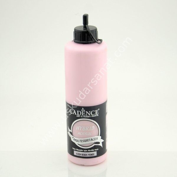 Cadence Hybrid Multisurfaces Akrilik Boya 500ml H-024 BEBEK PEMBE