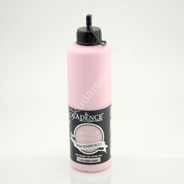 Cadence Hybrid Multisurfaces Akrilik Boya 500ml H-024 BEBEK PEMBE
