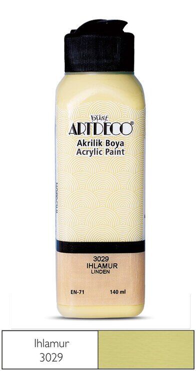 Artdeco Yeni Formül Akrilik Boya 140 ml 3029 Ihlamur