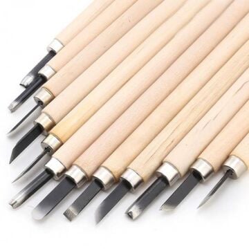 Ahşap Oyma Takımı 12'lı Set