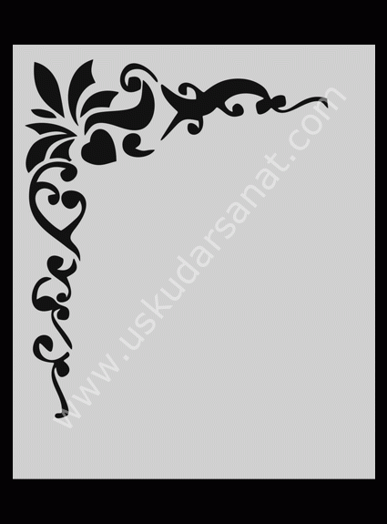 Mood Stencil Şablon 15X17 M046