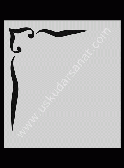 Mood Stencil Şablon 15X17 M047