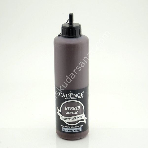 Cadence Hybrid Multisurfaces Akrilik Boya 500ml H-018 KOYU KAHVE