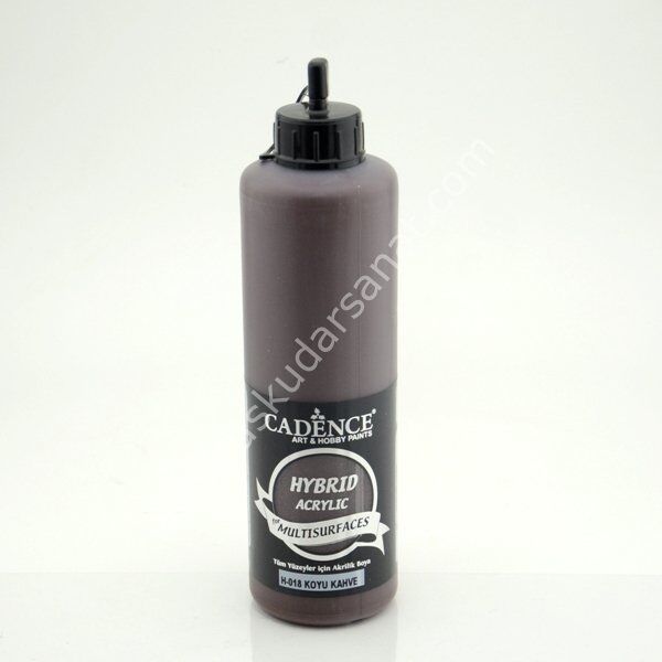 Cadence Hybrid Multisurfaces Akrilik Boya 500ml H-018 KOYU KAHVE