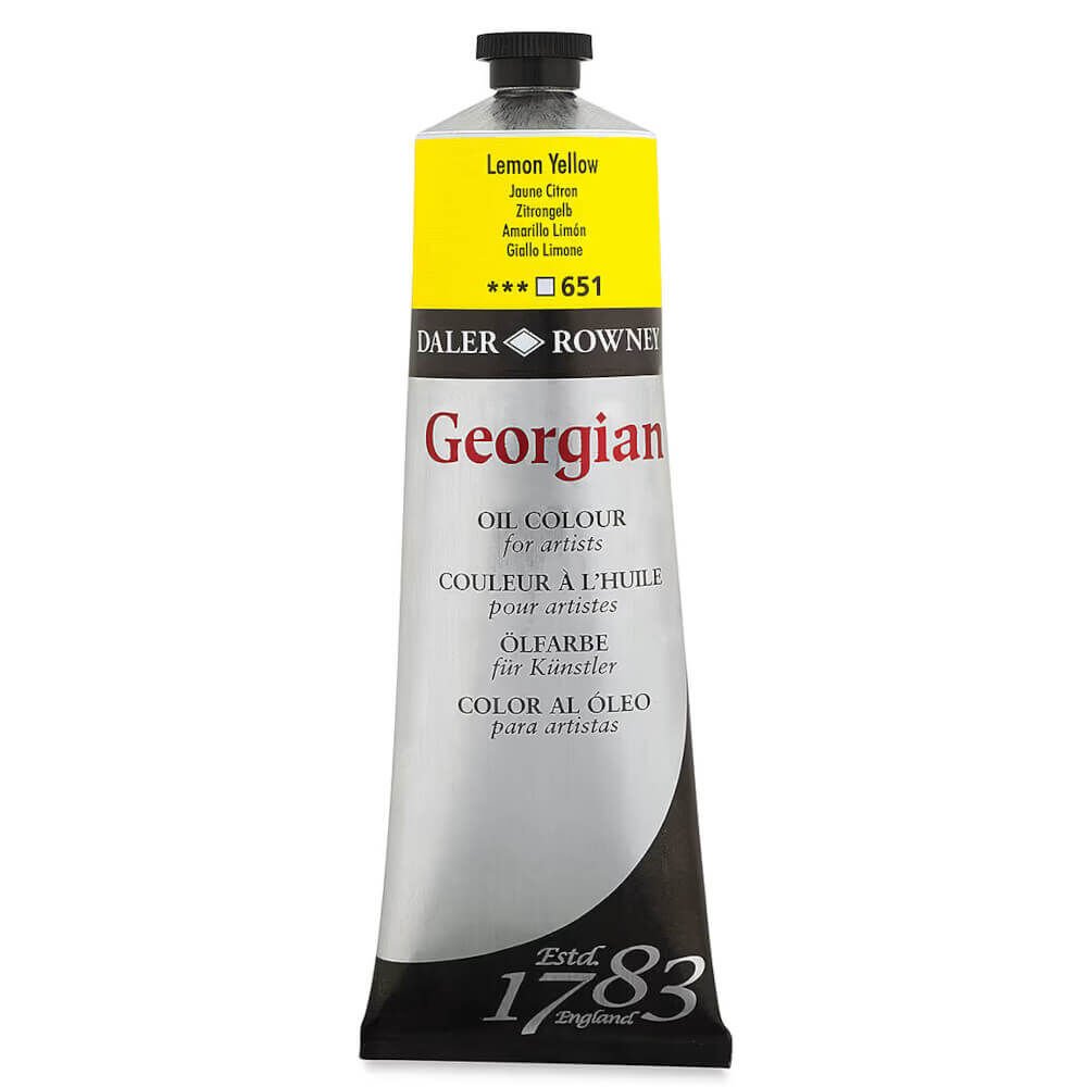 Daler Rowney Georgian Yağlı Boya 225ml Lemon Yellow 651