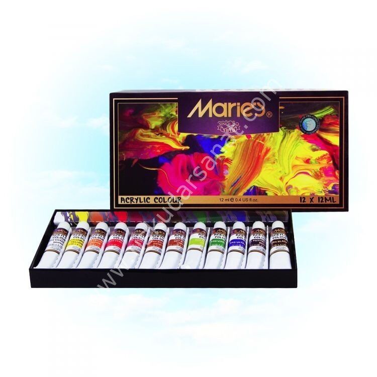 Maries  Akrilik Boya 12'li Set