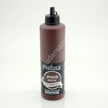 Cadence Hybrid Multisurfaces Akrilik Boya 500ml H-017 ÇİKOLATA