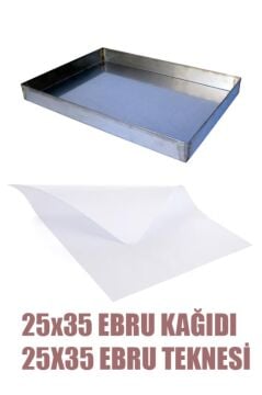 Ebru Başlangıç Seti - 25x35 Ebru Başlangıç Seti. Profesyonel Ebru Seti