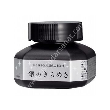 Zig Mica Parlak Gümüş Kaligrafi ve Çizim Mürekkebi 60ml