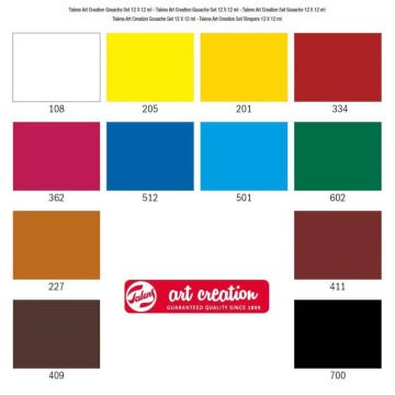 Art Creation Guaj Boya Seti 12 ml 12 Renk 9021612M